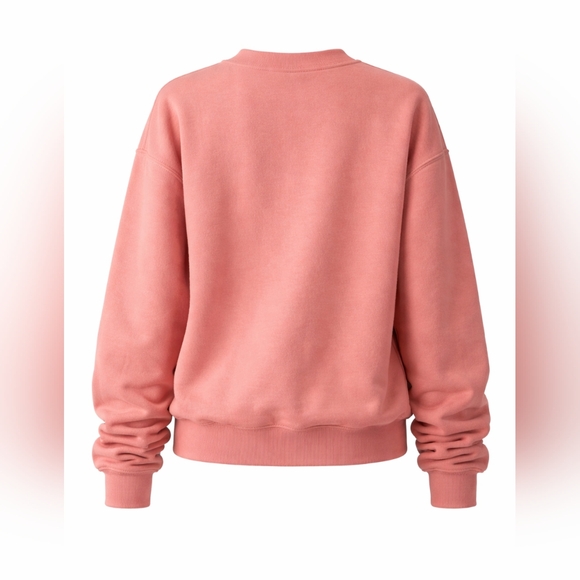 Large Champion Reverse Weave Boyfriend Crew Timeless Coral - Picture 3 of 6